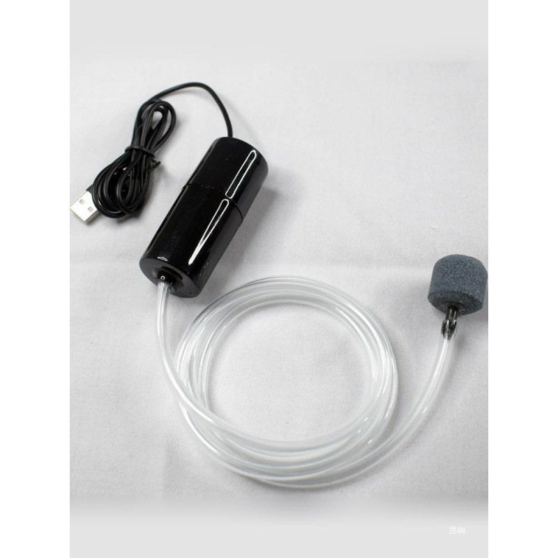 养鱼小鱼缸氧气泵气泵增氧机打氧器供氧车载钓鱼冲养给鱼户外充氧