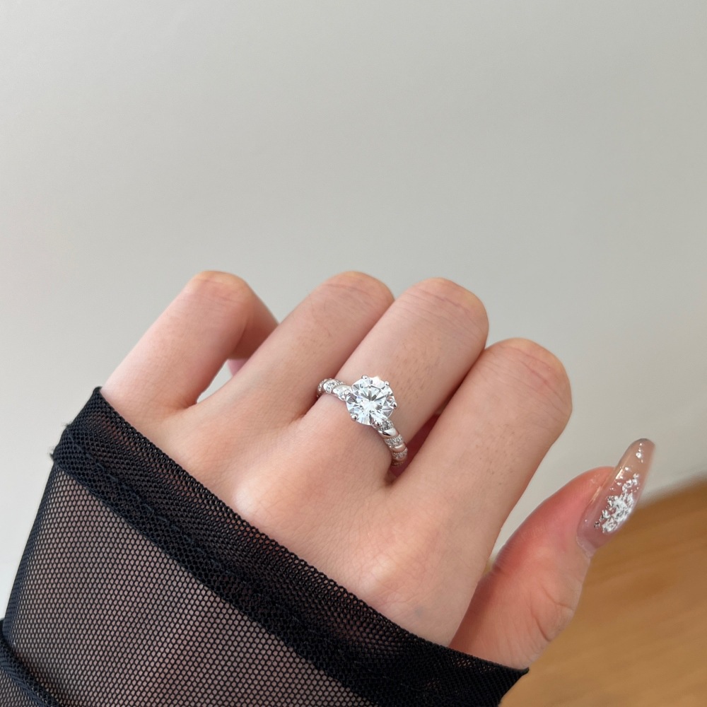 2g Weight Zircon Inlay Material Rings Classification 5, 9 Ring Size Holiday, Daily Occasion 925 Sterling Silver Material Geometric Pattern 2025 Spring and Summer Season Women's Gender Elegant, Simple Style Style 925 Sterling Silver Zircon Geometric Rings 925 Sterling Silver Rings 33