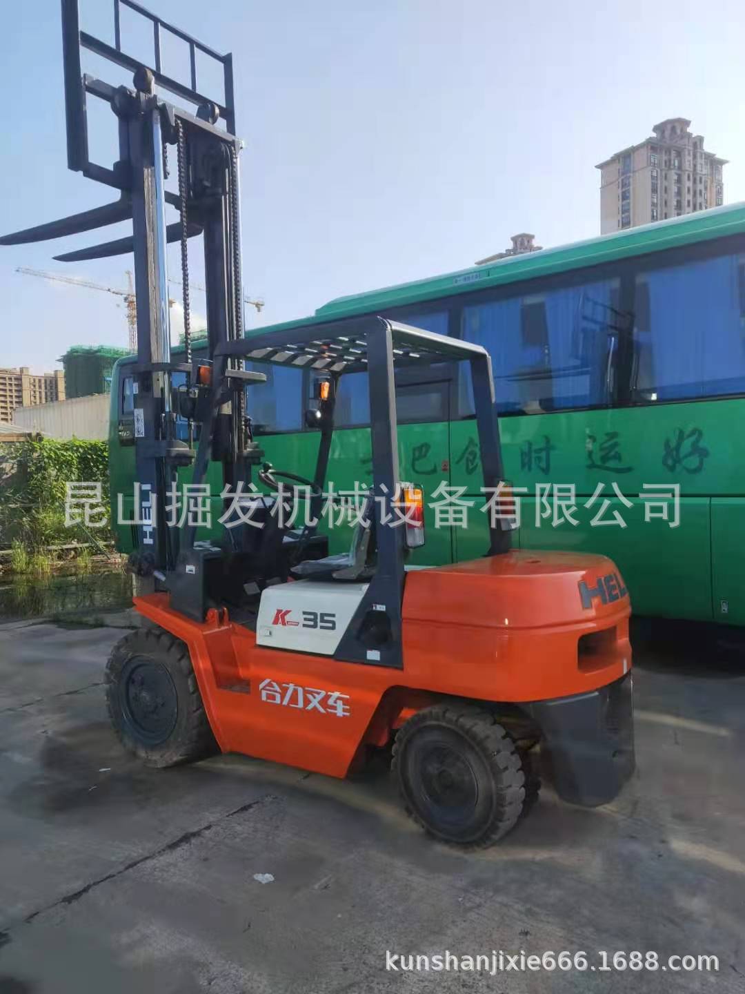 转让 3吨合力叉车二手 柴油 现货 好开好用