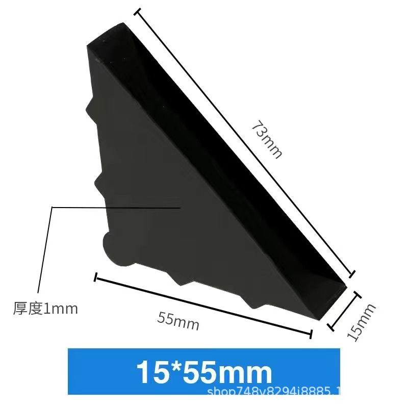 Embalaje de muebles triángulo anticolisión protección de esquina de plástico vidrio mármol protección de esquina de plástico fabricante