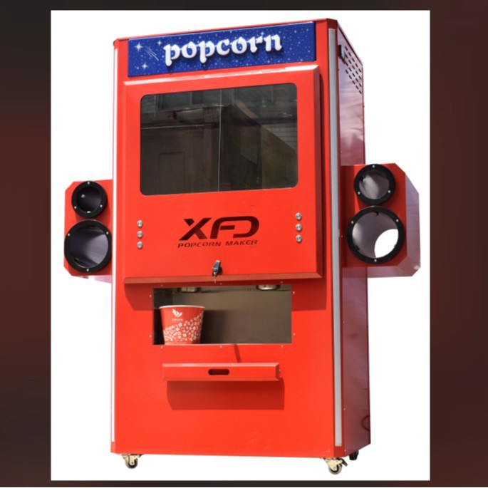 自助出料机，自动出料爆米花保温箱