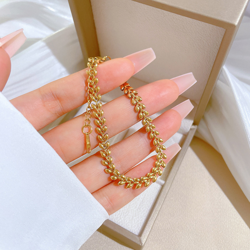 Minimalistisches Ährenarmband Für Damen Retro Stil_voghion.com