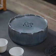 高端古锡壶承家用储水干泡盘旅行蓄水茶海办公室金属小茶盘干泡台