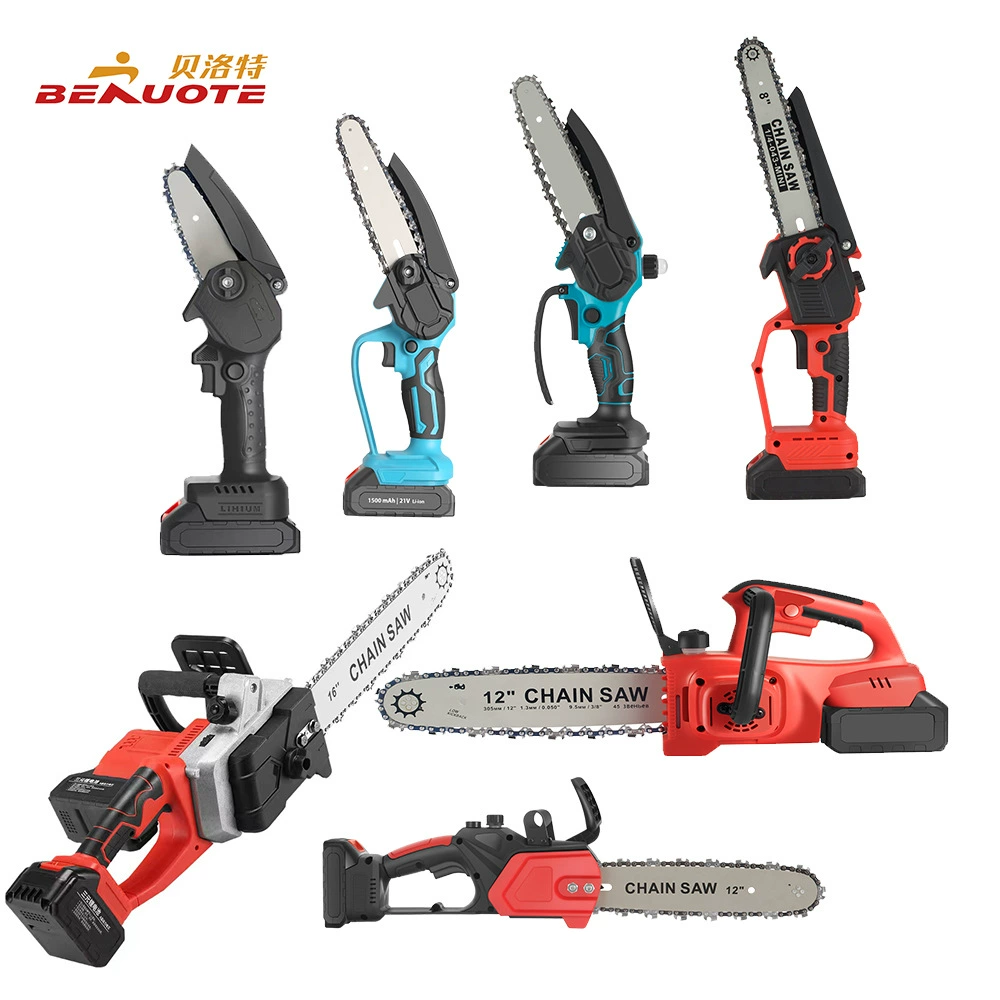 Бесщеточная бензопила 4 дюйма 6 дюймов 6 дюймов 12 дюймов зарядная бесщеточная бензопила Ручная пила для домашнего вырубки одноручная пила