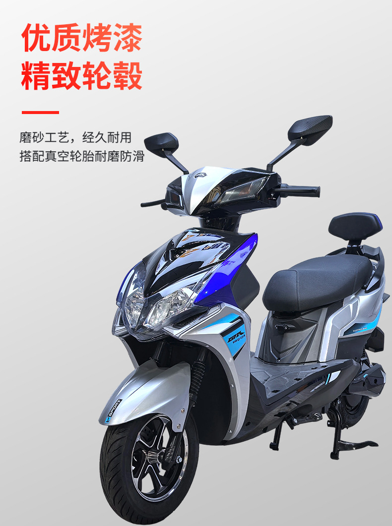 New Thunder King Electric Scooter Adult Pedal Electric Motorcycle