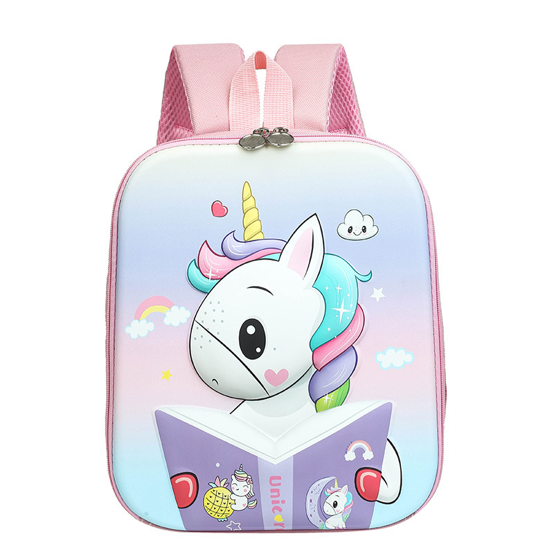 Nueva mochila de jardín de infantes, mochila para bebé ultraligera, mochila pequeña portátil para niños de 3 a 6 años, diseño de dibujos animados, clase media