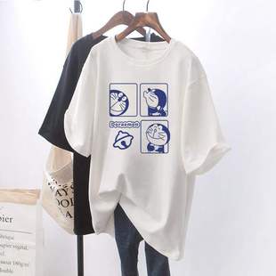 Maternity Tops Summer Wear 2025 New Short-Sleeved Shirts for Women in Summer for Pregnant Mothers with Loose Mid-Length Styles