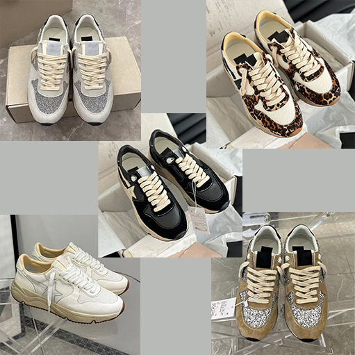 25 parejas coreanas hacen viejas estrellas pequeñas zapatos sucios de caballo leopardo estampado sequillas zapatos papá zapatos deportivos casuales aumentados