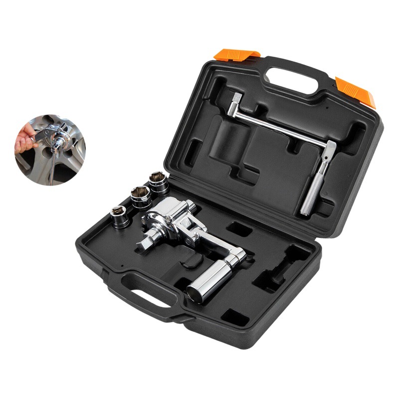 En stock al por mayor pequeño coche de ahorro de mano de obra llave conjunto poder-Aumento de descarga neumático tuerca removedor con herramienta de coche ventas directas
