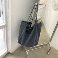 韩版简约百搭大容量ins重洗水洗旧文艺时尚女士单肩帆布包