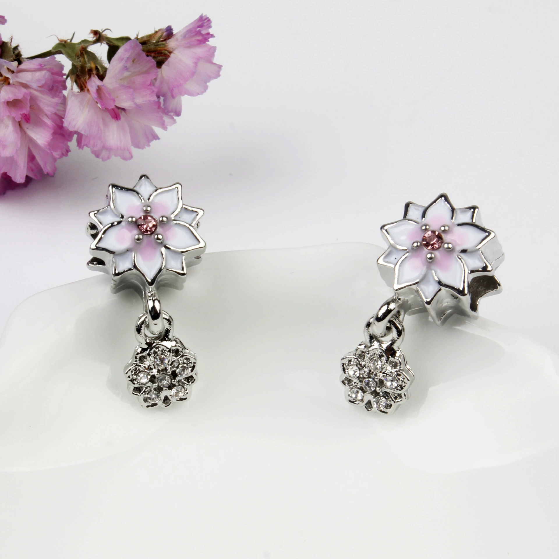辉月 Universal fuchsia pendant, Bracelet, Accessories,Orchid,Optly