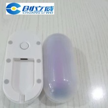 led硅胶拍拍灯底座5v圆长条椭圆形充电七彩触摸卡通遥控小夜灯底