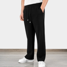 秋冬季休闲裤男士纯色直筒垂顺运动裤子男新款百搭时尚卫裤潮300g