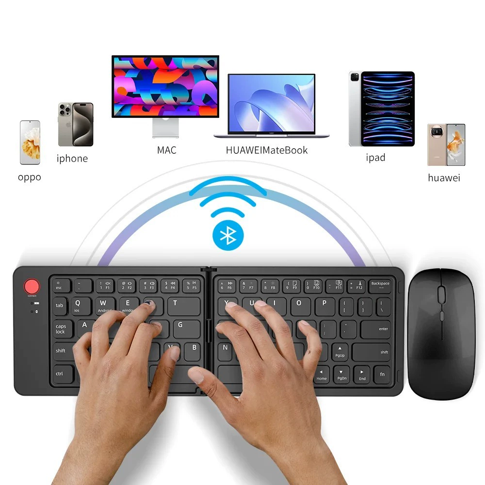 Handheld small keyboard charging, tablet mobile phone, laptop, bluetooth