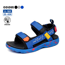 男童凉鞋外贸新款夏季韩版儿童学生中大童软底沙滩鞋男童鞋子批发