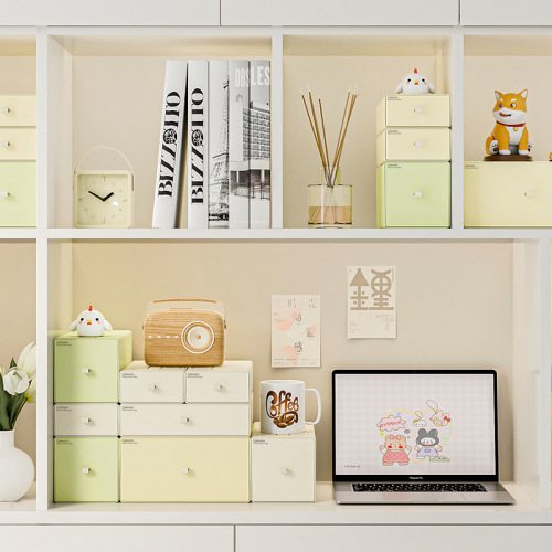 Cosmetic storage box, home desktop vanity, skincare products, lipstick organizer, storage rack, sorting box, drawer-style storage