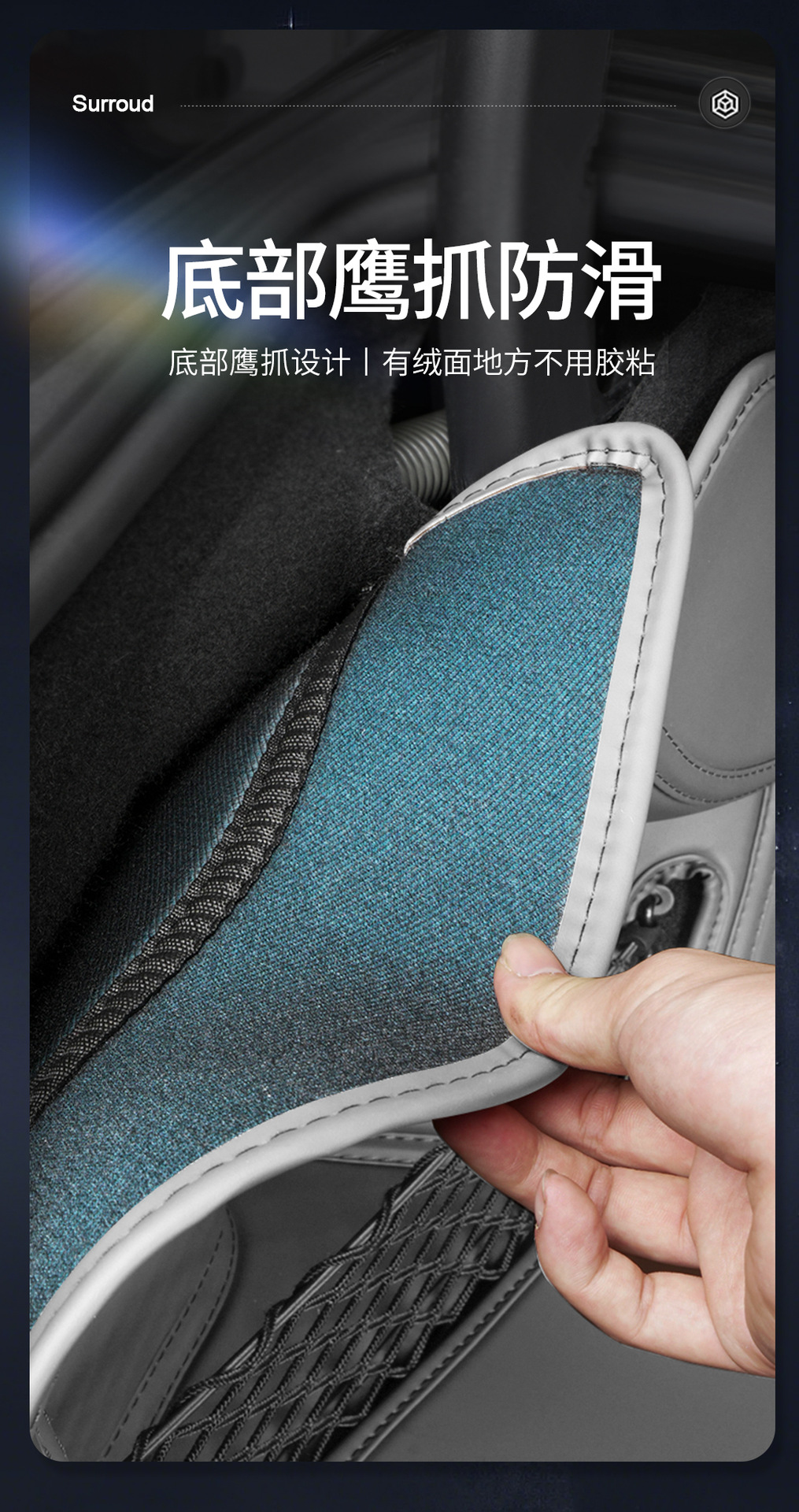 Suitable for Byd Tang Models, Waterproof and Dustproof Trunk Mat, Car Interior Accessories, Eco-Friendly Trunk Mat