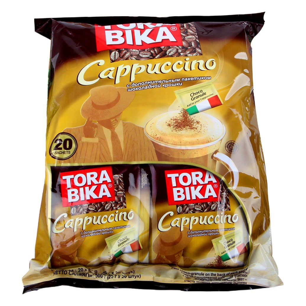 Индонезийский растворимый кофе капучино «три в одном» в стиках, растворимый кофе TORABIKA из Индонезии