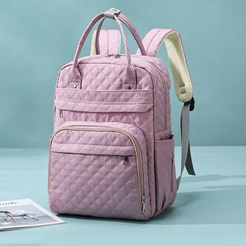 New fashion mommy bar large capacity mother travel portable backpack can hang baby carriage mother and baby bag manufacturers wholesale