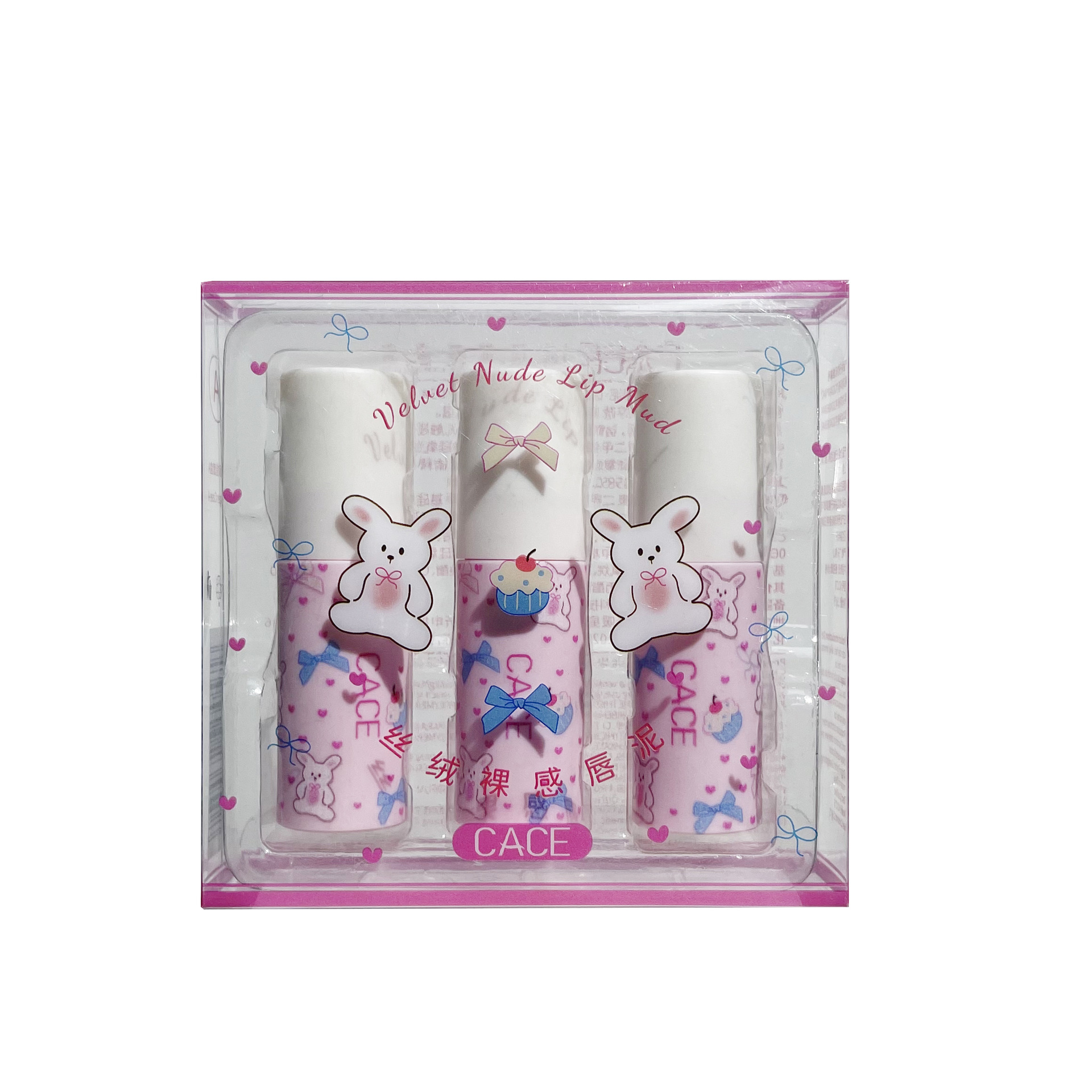 CACE nuevos productos de terciopelo desnudo mate lipstick pseudo simple esmalte labial blanco natural universal maquillaje barato al por mayor