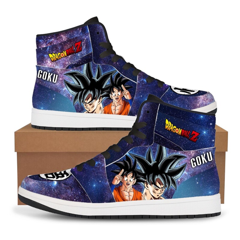 One Piece Custom Dragon Ball Peripheral Character Print Animation Print High-top Basketball Shoes sneaker Cross-border Daifa