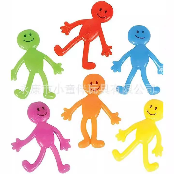 Amazon emoji злодей TPR мягкий материал злодей липкий мягкий клей для лазания по стене злодей вентиляционная игрушка мягкий клей злодей