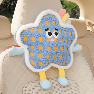 Headrest — Car Interior Supplies for Women - teddy-bear-starry-sky-blue-headrest