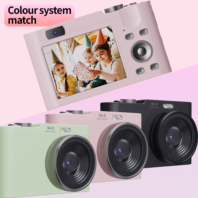 Cross-Border New Q6 Kidsren's Camera Polaroid Printing Photo Toy Can Take Pictures Portable High-Definition Video Digital Camera