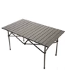 90 round tube table-black