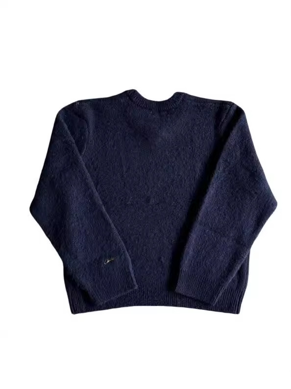 Alibeiz nuevo suéter de manga larga moda callejera suéter suelto de todo fósforo ins estación independiente