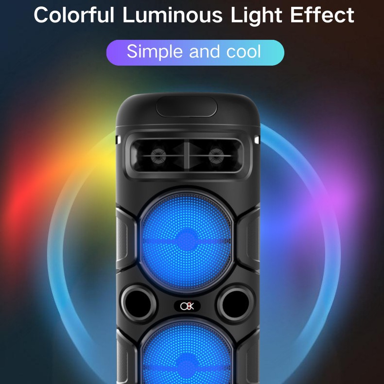 Fabricantes transfronterizos directamente para el comercio exterior nuevos altavoces Bluetooth inalámbricos al aire libre doble 4 portátiles coloridos sonidos de escritorio domésticos