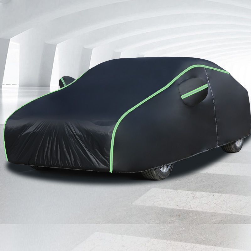 Car cover car cover sun-proof rain-proof full cover universal car cover cover winter thickened warm snow-proof cream Oxford cloth