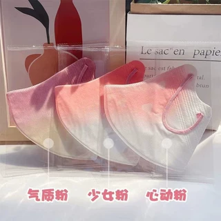 学生口罩定位草莓熊3d立体一次性新款心动腮红独立包装成人女少女