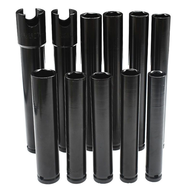 Enchufe alargado eléctrico de apertura plana 1/2 llave eléctrica socket manga larga hexagonal manga