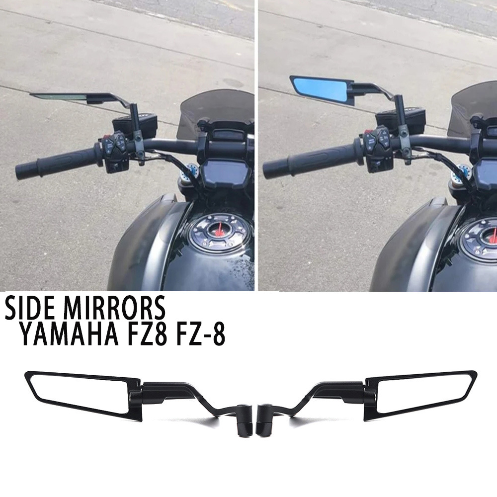 Suitable for Yamaha Fz8 Fz-8 Fz Universal Motorcycle Invisible Rearview Mirror Rotatable Adjustable Wind Wing Mirror