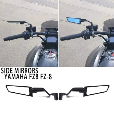Suitable for Yamaha Fz8 Fz-8 Fz Universal Motorcycle Invisible Rearview Mirror Rotatable Adjustable Wind Wing Mirror