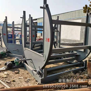厂家供应 胶合板全自动翻转机 原地翻板卸货机 180度板材翻转机