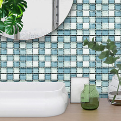 MSC025新款平面馬賽克風格仿真小瓷磚貼家居裝飾自粘即剝即離牆貼