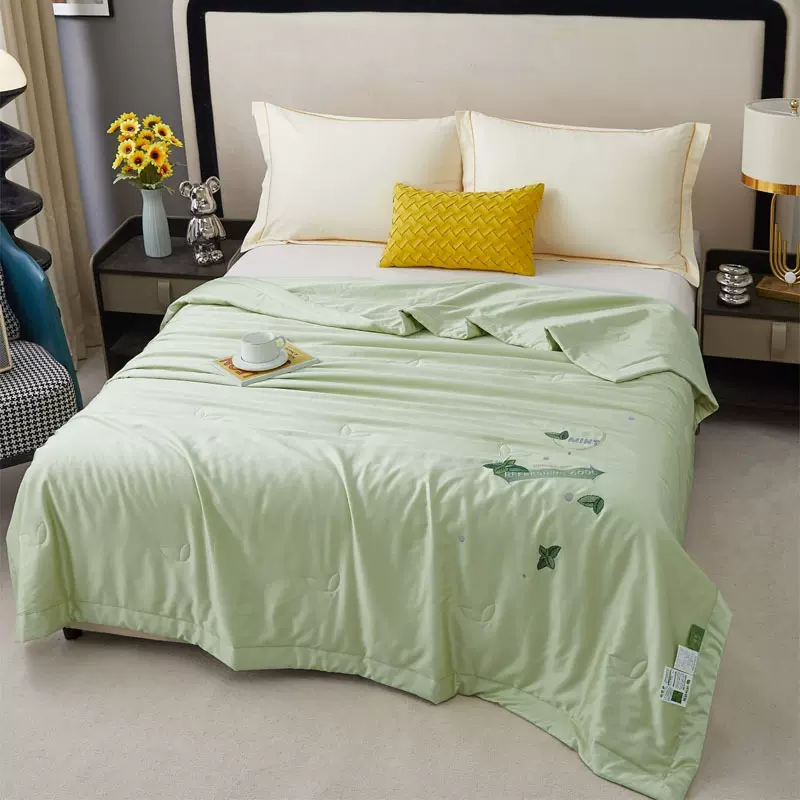 厂家批发夏季新款纯色莫代尔夏凉被子被芯薄款可水洗空调被可送礼