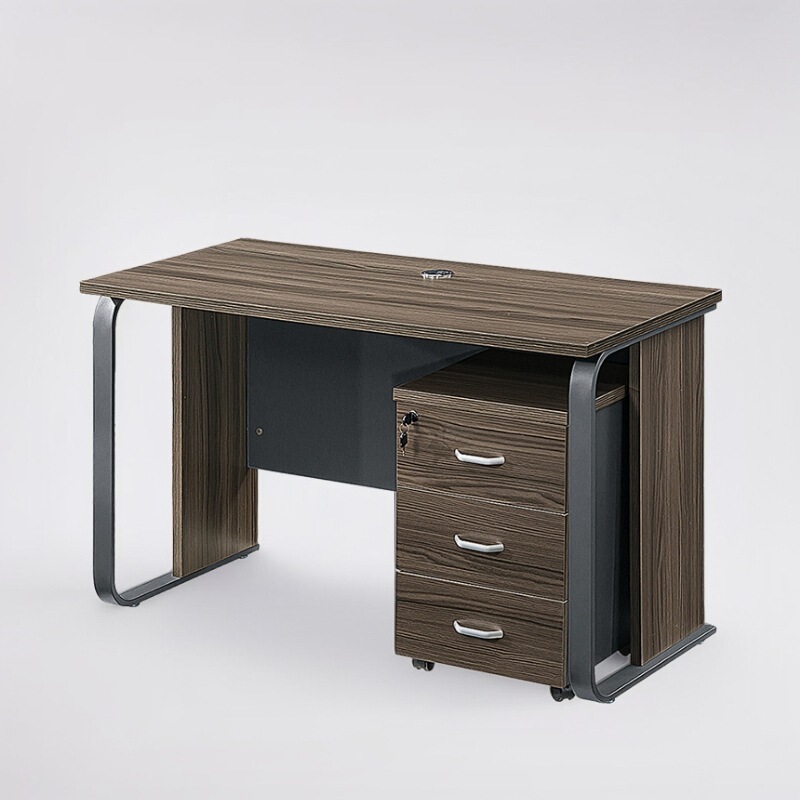 Staff desk plate with cabinet student study desk writing desk with drawer with lock simple computer desk wholesale