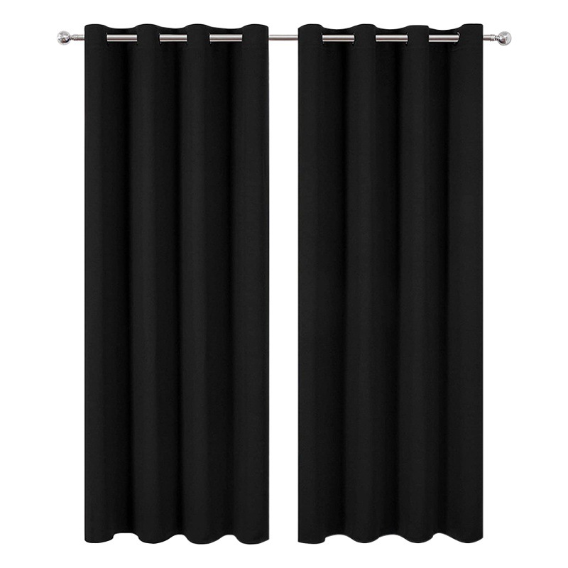 Cortinas opacas de color liso de alta precisión para comercio transfronterizo de Amazon, venta al por mayor de cortinas de Shaoxing Keqiao image 1