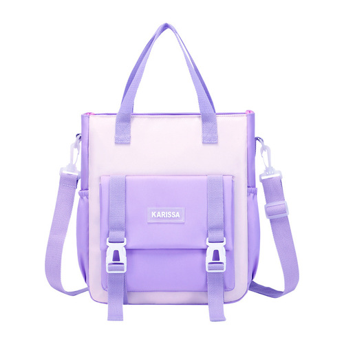 Factory wholesale backpacks for elementary and middle school students, single-shoulder bags, large-capacity hand-held bags, tutoring bags, art bags