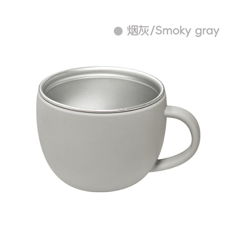 Taza de agua para bebés, taza de agua de silicona, productos creativos 304 acero inoxidable a prueba de caídas, cubiertos de silicona para niños, tazas de aprendizaje