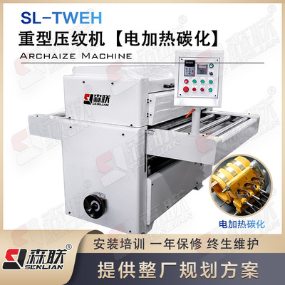 森联 密度板颗粒板禾香板多层板生态板实木纹理电加热压纹机