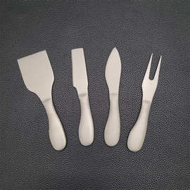 不锈钢芝士奶酪刀Ti钛净化芝士牛油切刀芝士角刀尖刀铲子烘焙工具