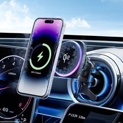 Qi2新型国境を越えた磁気吸引無線充電携帯電話の車載スタンド15wはアップル16車載無線充電器を適用している