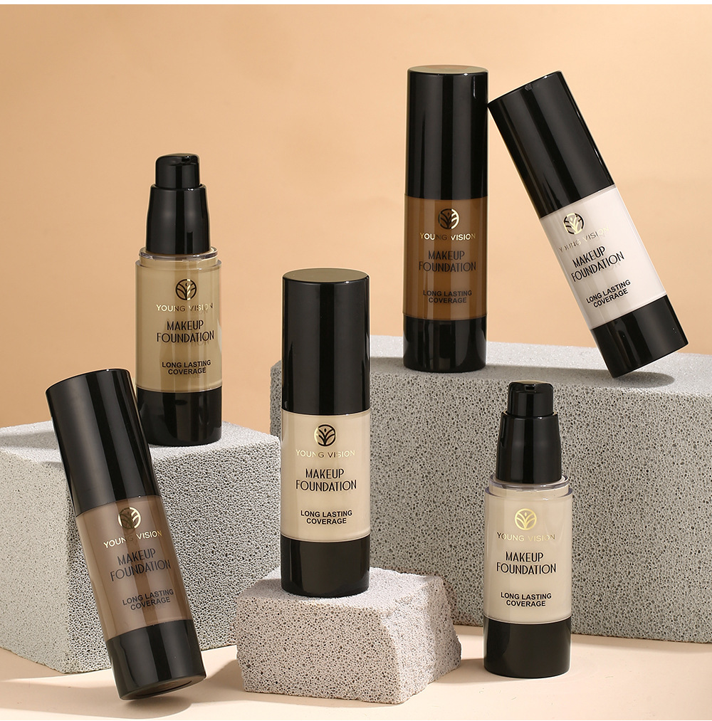 YOUNG VISION Press Foundation Matte, non-smudge, contouring and facial modifying Foundation undefined