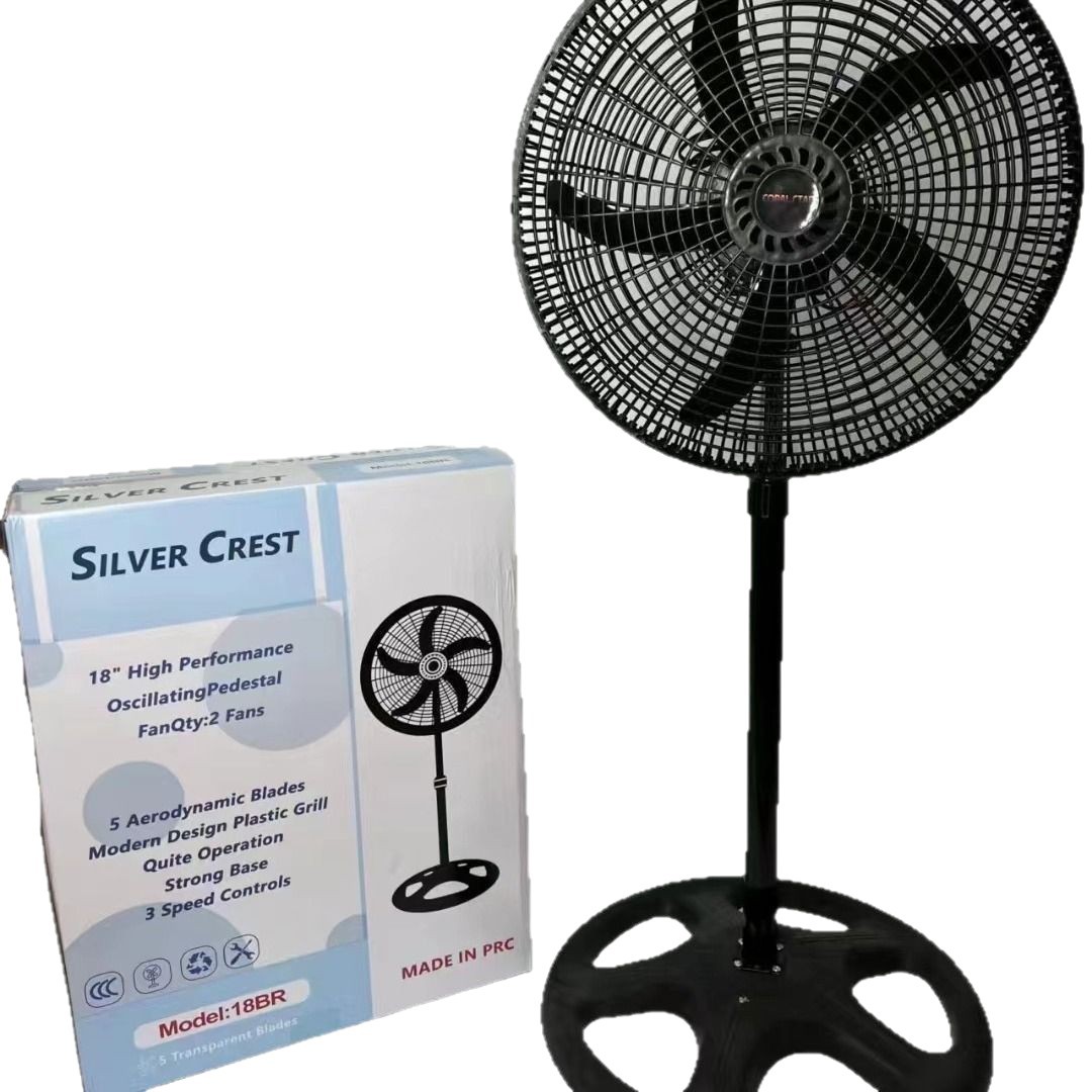 出口跨境 SILVER CREST electric fan扇摇头大风扇家用落地电风扇