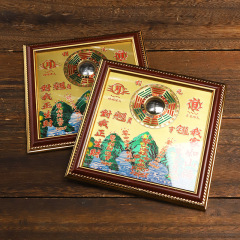 Factory Wholesale Shanhai Town Home Decor Piece Bagua Mountain and Sea Convex Mirror Craft