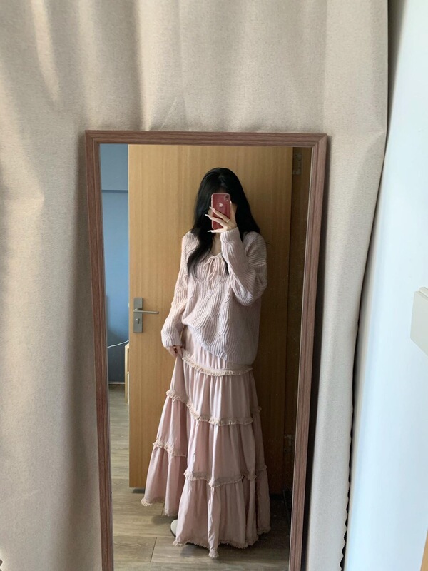 韩系长袖针织开衫女早秋季费尔岛软糯毛衣修身显瘦慵懒风外套上衣|undefined